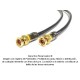 Cable Coaxial Digital BNC, ensamblado, longitud sobre medida, terminales oro
